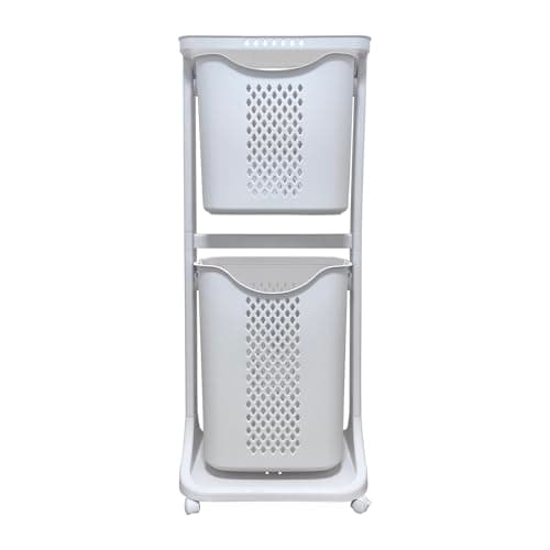 3-Layer Laundry Storage Basket for Bathroom and Kitchen