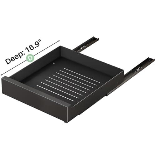 Heavy Duty Pull Out Cabinet Organizer for Kitchen - 15.8W x 16.9D x 3.1H