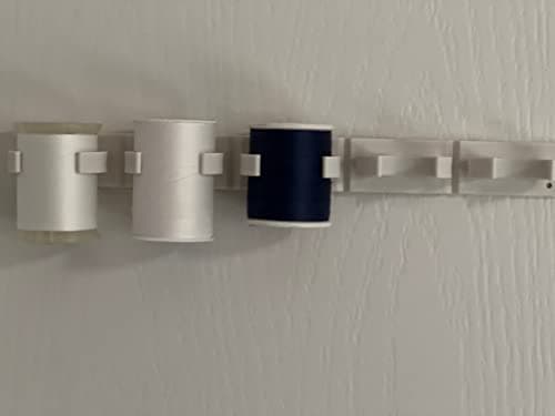 3M White Clip Strips for Cabinet Doors - Spice Organizer Holds 15 Jars