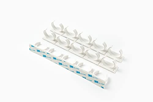 3M White Clip Strips for Cabinet Doors - Spice Organizer Holds 15 Jars