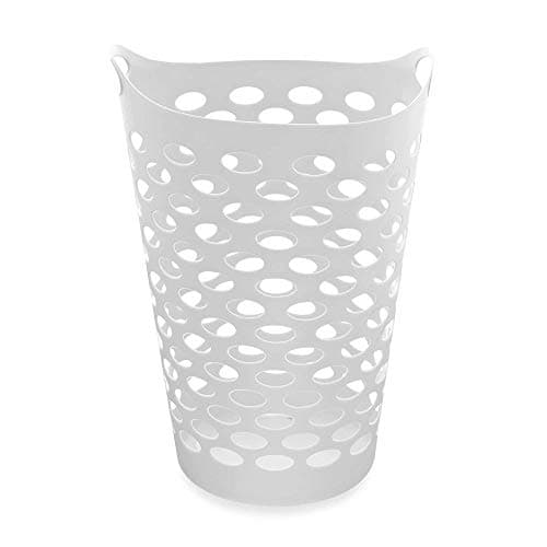 Starplast White Tall Flexible Laundry Basket (1, White)