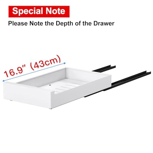 Heavy Duty Pull Out Cabinet Organizer for Kitchen - 15.8W x 16.9D x 3.1H