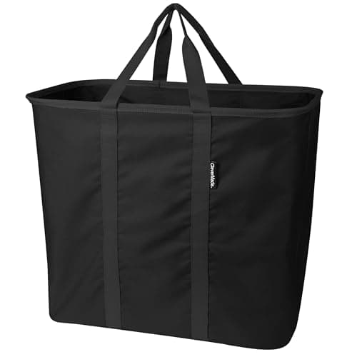CleverMade Collapsible Laundry Caddy - 64L Large Foldable Basket with Pop-Up Frame and Carry Handles