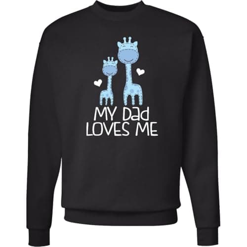 Dad Loves Me Giraffe Sweatshirt for Boys