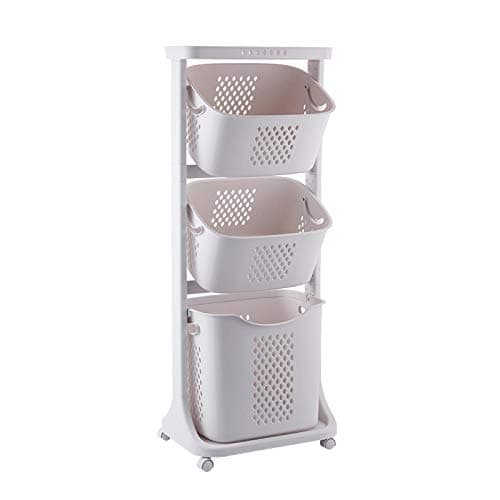 3-Layer Laundry Storage Basket for Bathroom and Kitchen