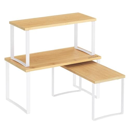 SONGMICS Expandable Kitchen Cabinet Organizer, UKCS014B01
