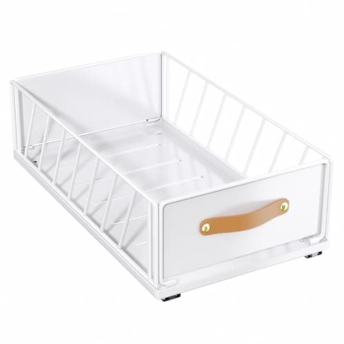 Adhesive Nano Film Cabinet Organizer for Kitchen and Bathroom- 11.8W X15.7D X6.2H