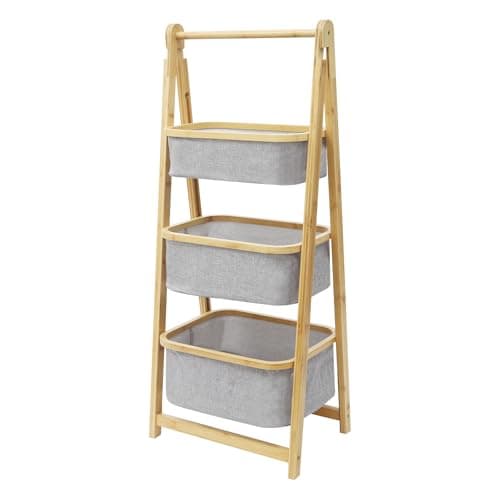 3-Tier Laundry Sorter & Organizer Cart with 4 Wheels