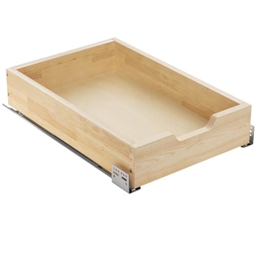 Soft Close Slide Out Drawers for Kitchen Cabinets, 13.5" W x 21" D