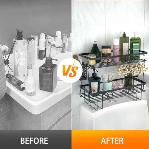 2-Tier Bathroom Storage Shelf for Space Saver