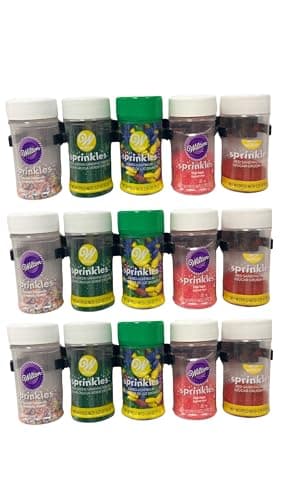 Black Spice Clip Gripper, Holds 15 Jars, Pantry Organizer, Custom Fit cabinet or RV