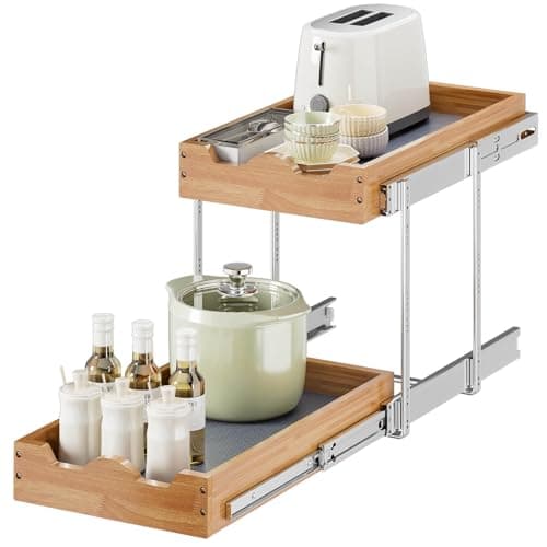 OCG 2-Tier Pull-Out Drawers for Kitchen Cabinets