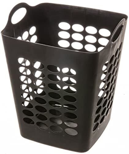 3 Packs of Mainstays Flexible Black Laundry Hamper, 20" Basket