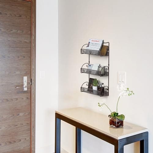 Deco Brothers Bronze 3-Tier Wall Mount Spice Rack