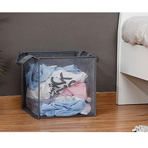 HONOMA Black Foldable Laundry Bag for Travel and Storage