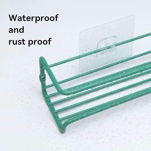 Snailhouse Green Wall Mount Spice Rack Organizer 2 Pack Cabinet Door Storage