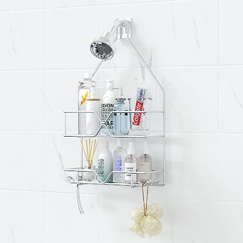Black TreeLen Shower Organizer for Bathroom Hangers