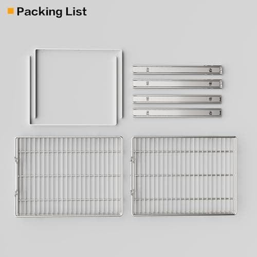 2-Tier Kitchen Cabinet Pull-Out Shelf and Drawer Organizer for Pantry Storage (Multiple Sizes Available: 22½ W x 21½)