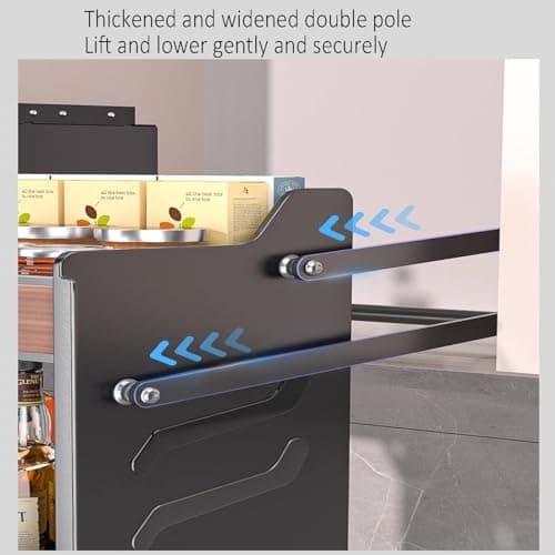 Heavy Duty Cabinet Pull Down Organizer for Space Saving