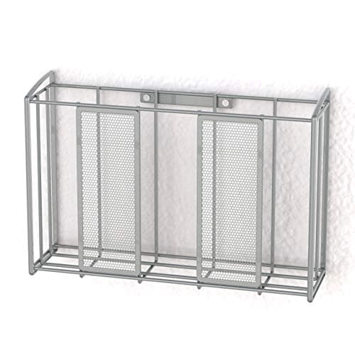 Silver Mesh Over Cabinet Organizer, 12.5"Wx3.75"Dx18"H
