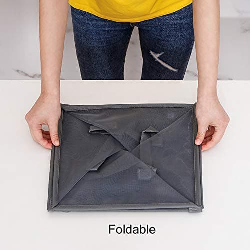 HONOMA Black Foldable Laundry Bag for Travel and Storage