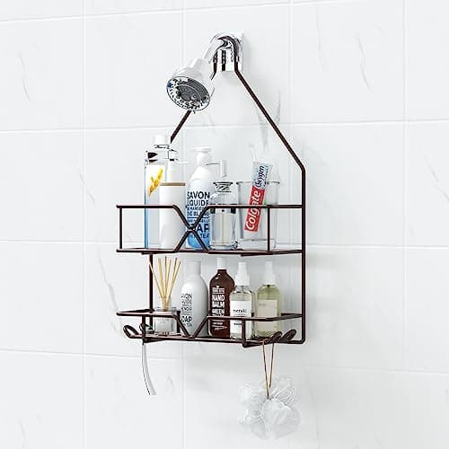 Black TreeLen Shower Organizer for Bathroom Hangers