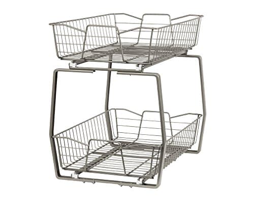 ClosetMaid Heavy Duty 11 in. Pull Out Cabinet Organizer, White Kitchen & Bathroom Shelves Drawer