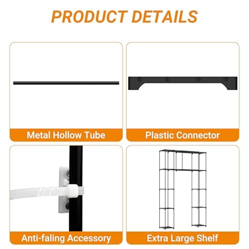 PPN Premium Over-The-Toilet Storage Cabinet for Small Spaces Black Towel Shelf Accessories