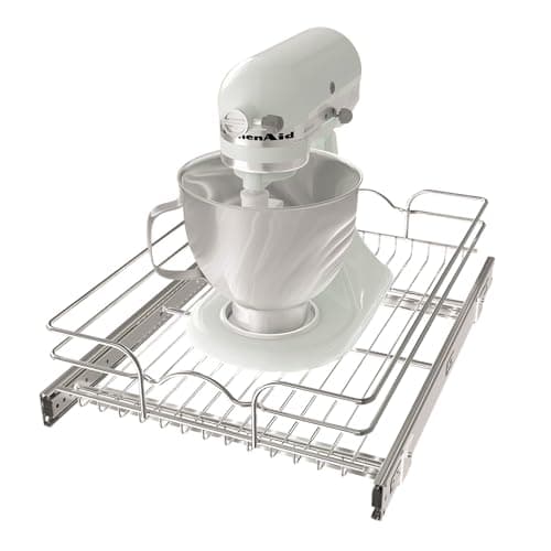 Rev-A-Shelf 2-Tier Kitchen Cabinet Organizer, 9x22 In, 5WB2-0922CR-1