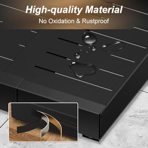Expandable Pull Out Cabinet Organizer with Adhesive Shelves