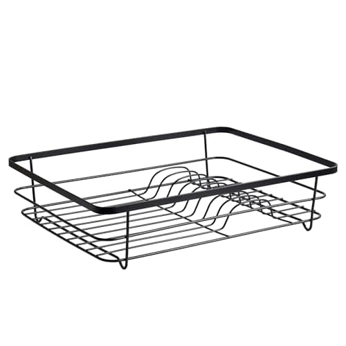 3-Piece Dish Drying Rack with Drainboard & Removable Holder for Kitchen Countertop