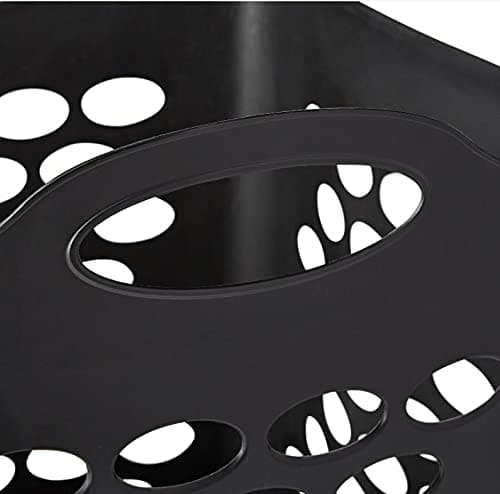 3 Packs of Mainstays Flexible Black Laundry Hamper, 20" Basket