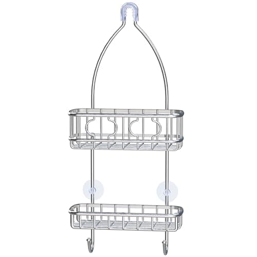 Simple Houseware Stainless Steel Bathroom Shower Head Caddy Organizer