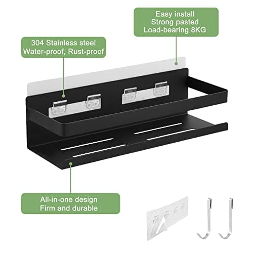 Self-Adhesive Spice Rack for Refrigerator Kitchen Organization