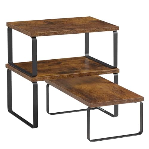 SONGMICS Expandable Kitchen Cabinet Organizer, UKCS014B01