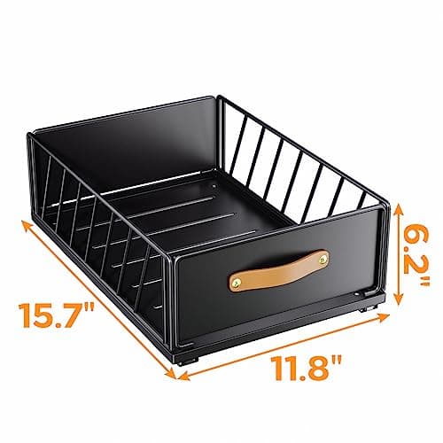 1PC Pull Out Cabinet Organizer Combo Fixed With Adhesive Nano Film