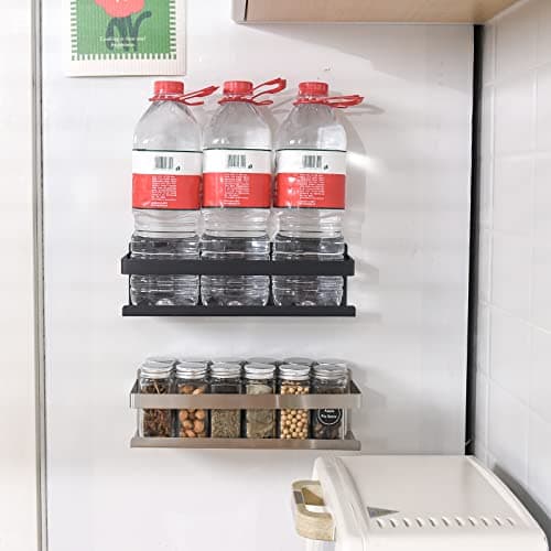 Self-Adhesive Spice Rack for Refrigerator Kitchen Organization