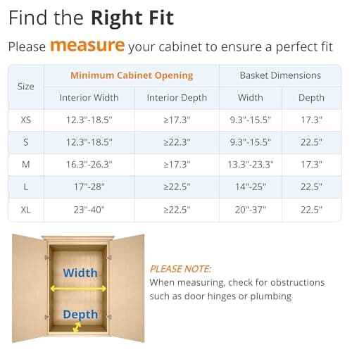 Drawer Cabinet Organizer for Cabinets 17 - 28 Wide - Expandable Shelves - Heavy Duty and Smooth Sliding