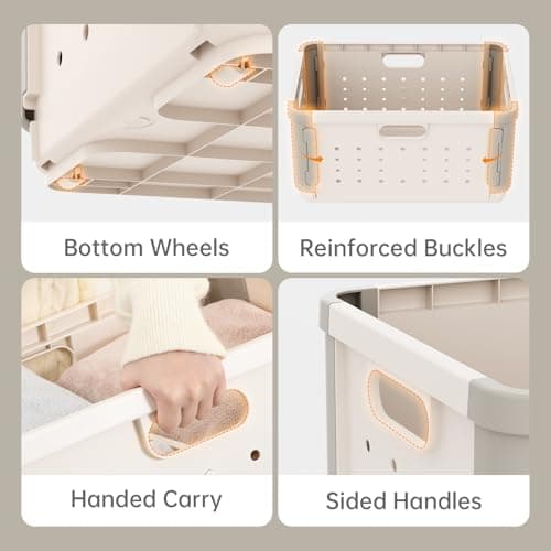 2-Section 42L Laundry Hamper with Dividers for Pre-Sorting