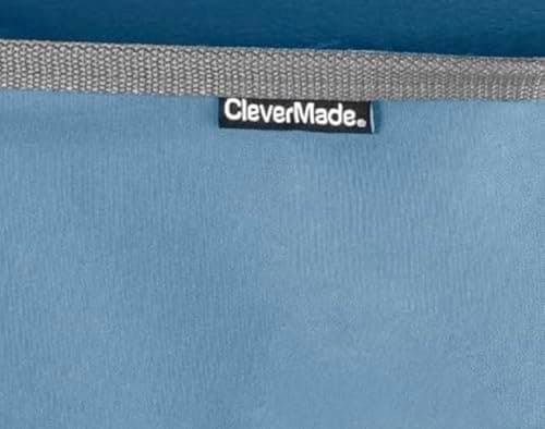 CleverMade Shadow Stone Gray 2-Pack 60L Foldable Laundry Hamper