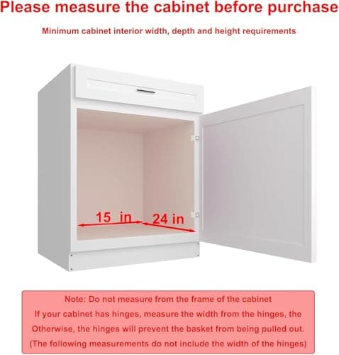 Heavy Duty Wooden Pull-Out Cabinet Organizer for Kitchen Cabinets