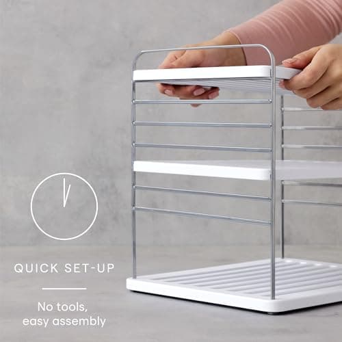 YouCopia UpSpace Adjustable Height Kitchen & Pantry Shelf Organizer