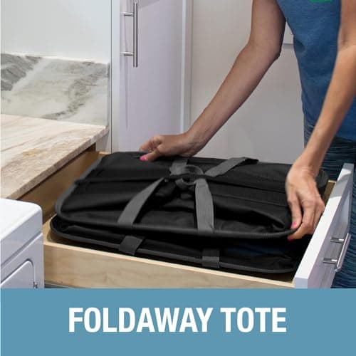 CleverMade Collapsible Laundry Caddy - 64L Large Foldable Basket with Pop-Up Frame and Carry Handles