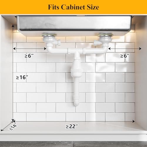 Nieifi Black Under Sink Cabinet Organizer, 2 Pack Pull-Out Shelves, Kitchen Storage