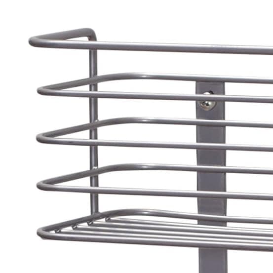 Double Basket Cabinet Organizer for Solid Doors or Walls | Household Essentials 1228-1