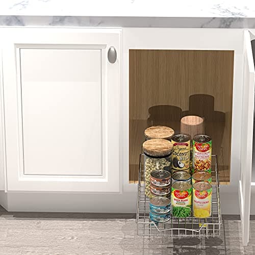 Simple Houseware Under Cabinet Slide-Out Drawers Organizer