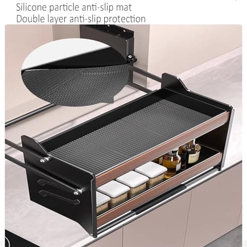 Heavy Duty Cabinet Pull Down Organizer for Space Saving