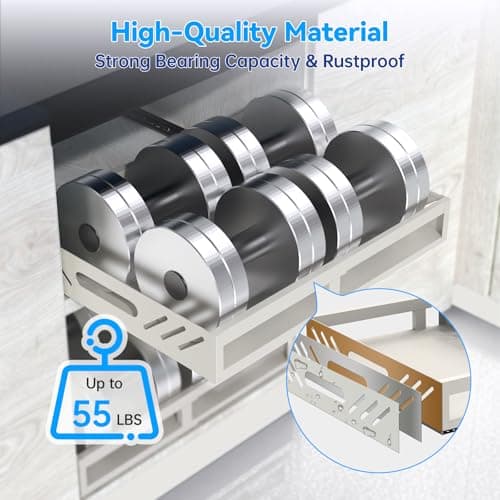 Adjustable Kitchen Cabinet Organizer for Cabinets (11.8-18.9)
