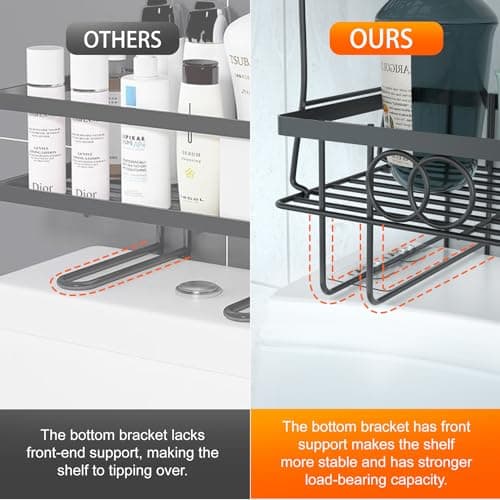2-Tier Bathroom Storage Shelf for Space Saver