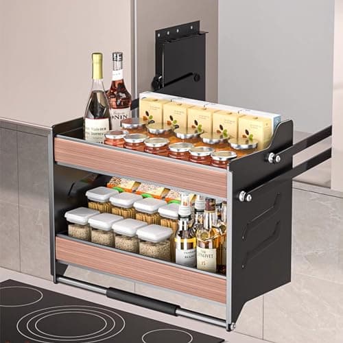 Heavy Duty Cabinet Pull Down Organizer for Space Saving